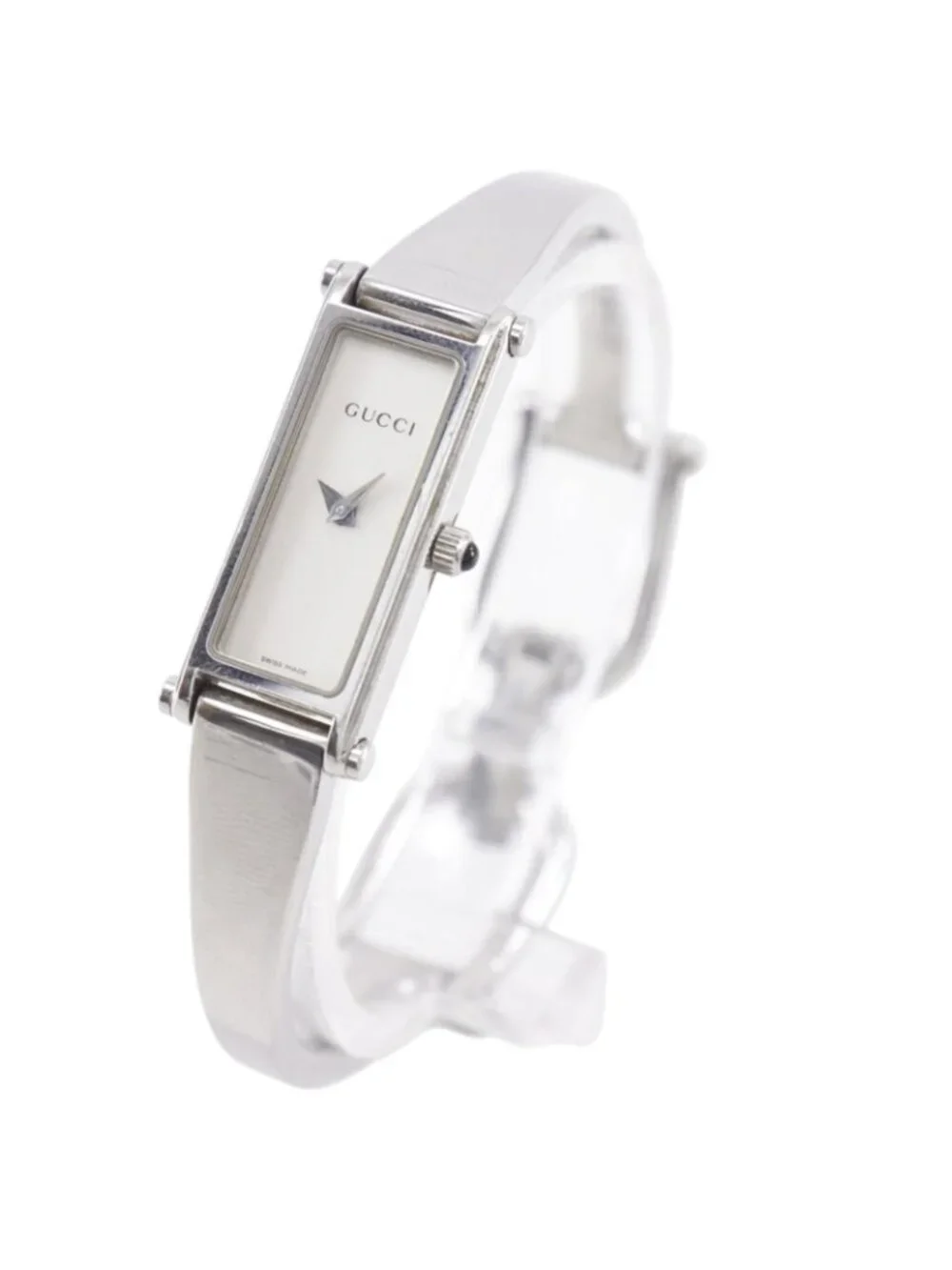 Gucci Stainless Steel Quartz Analog Display Silver Dial Watch - Picture 3 of 10